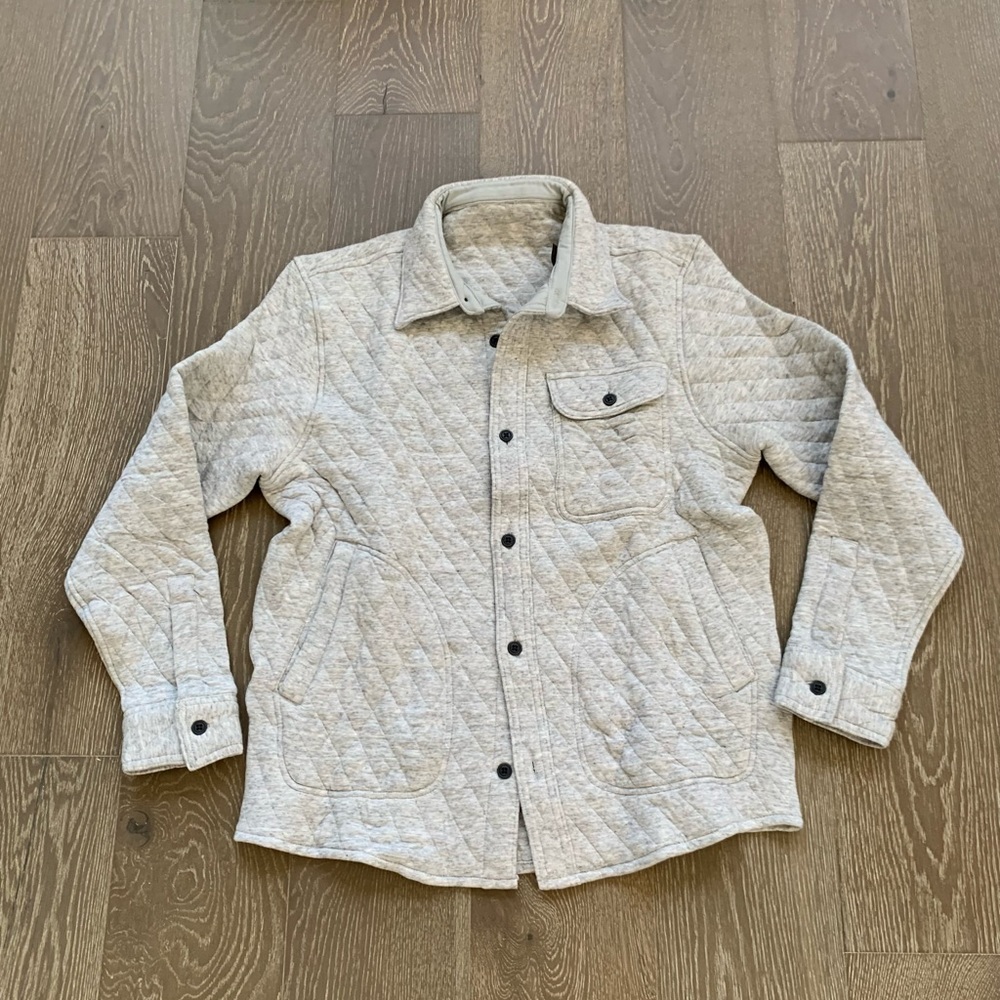 J. Crew quilted knit shirt